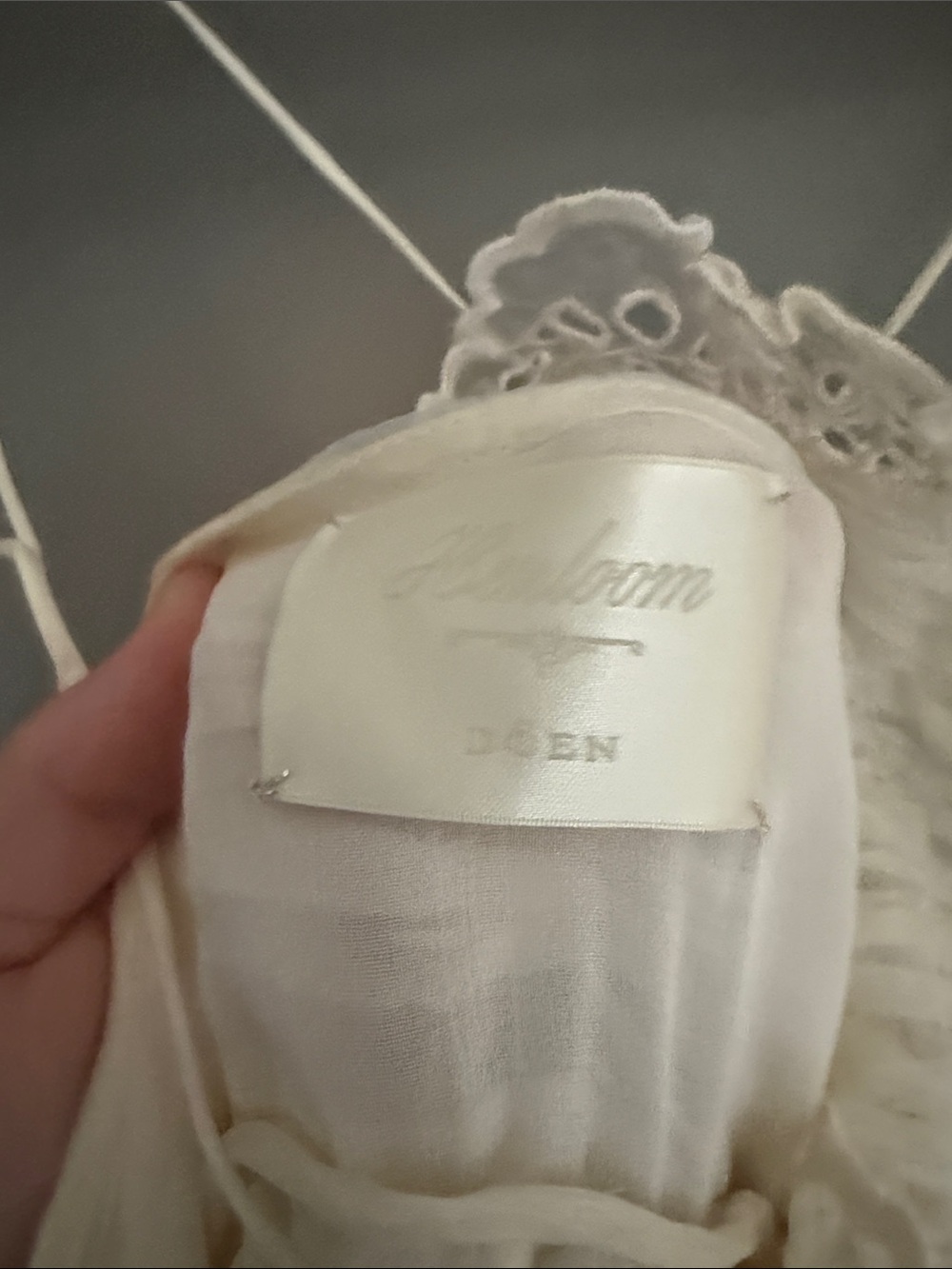 Doen Heirloom Cream Lace Tiered Ruffle Maxi Dress - Picture 3 of 5